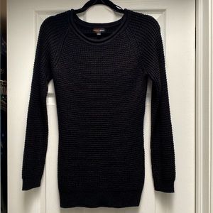 NWOT - Black Waffle Knit Sweater